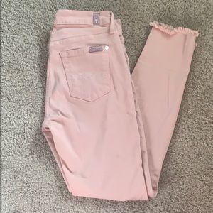 Pale Blush Seven jeans
